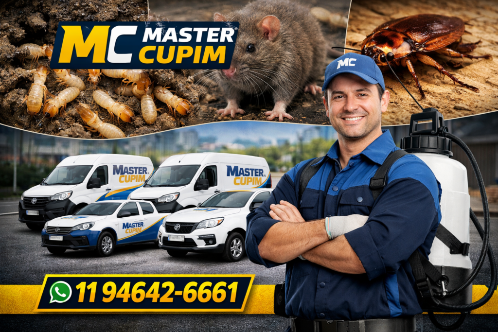 MASTERCUPIM DEDETIZADORA E DESCUPINIZADORA