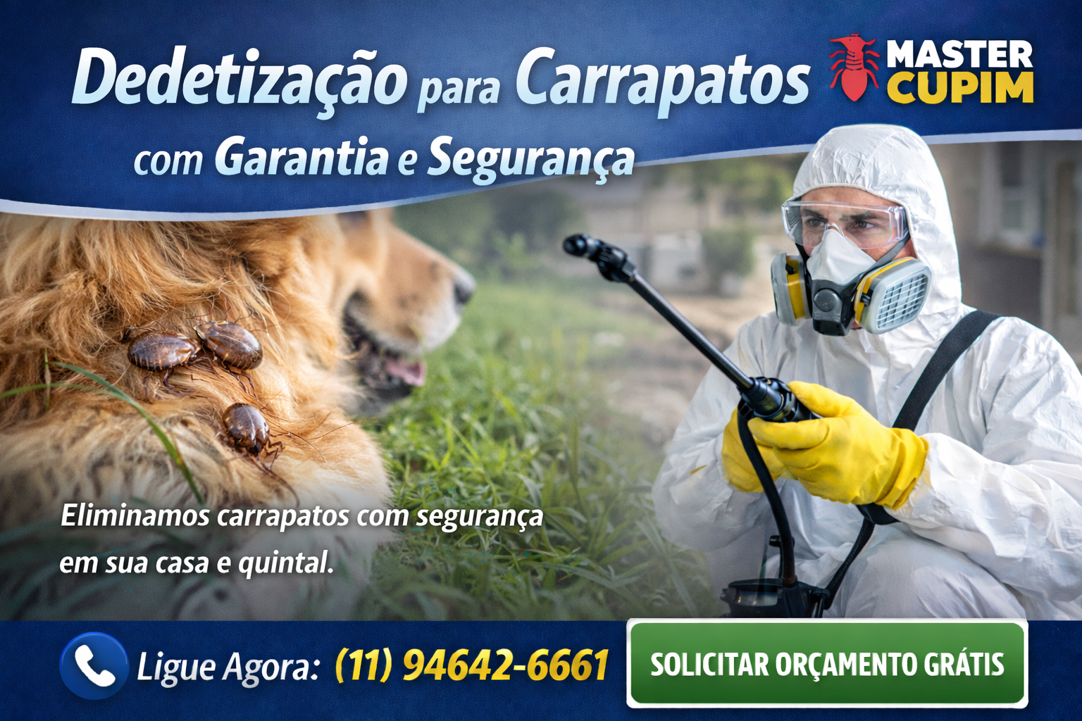 dedetizacao para carrapatos